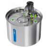 Bebedouro para Gatos, 3L Fonte Gato Inox Comedouros, Bebedouros e Acessorios para Gatos, Silenciosa, Bivolt