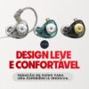 Fone De Ouvido Profissional KZ EDX Pro Intra-auricular, Driver Dinâmico Magnético Composto de 10mm, Cabo Substituível, Original - Perfeito para Cantores - AlverSun (PRETO) - Image 3