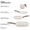 Conj de Panelas 8 Peças Ceramic Life Smart Plus Vanilla - Brinox - Image 7