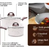 Conj de Panelas 8 Peças Ceramic Life Smart Plus Vanilla - Brinox - Image 4