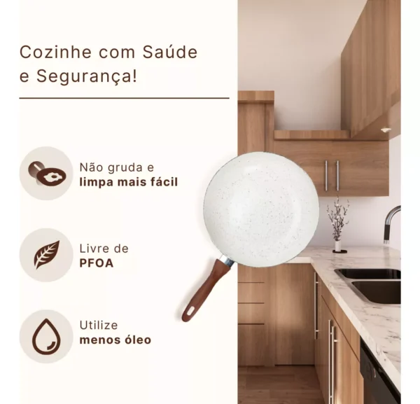 Conj de Panelas 8 Peças Ceramic Life Smart Plus Vanilla - Brinox - Image 8