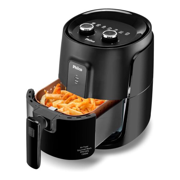 Fritadeira Air Fryer Gourmet Philco 4,4 Litros 1500w Preto Pfr15pg - 127v - Image 2