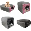 Cama Toca Iglu 3 em 1 para Cachorro e Gato Caminha Pet FRETE GRATIS
