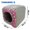 Cama Toca Iglu 3 em 1 para Cachorro e Gato Caminha Pet FRETE GRATIS - Image 2