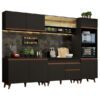 Cozinha Completa Madesa Reims 310002 Com Armário E Balcão - Preto - Image 2